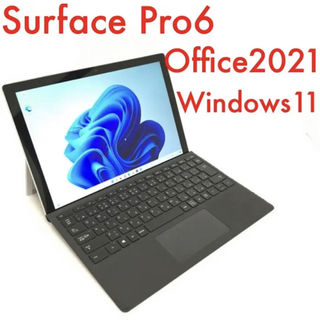 マイクロソフト(Microsoft)の[良品］SurfacePro6 Win11 8G/128G Office2021(タブレット)