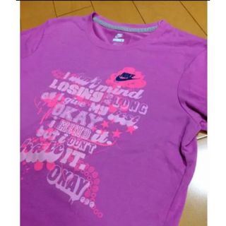 ナイキ(NIKE)のNIKEライトパープルナイキフィットカットソ(Tシャツ(半袖/袖なし))