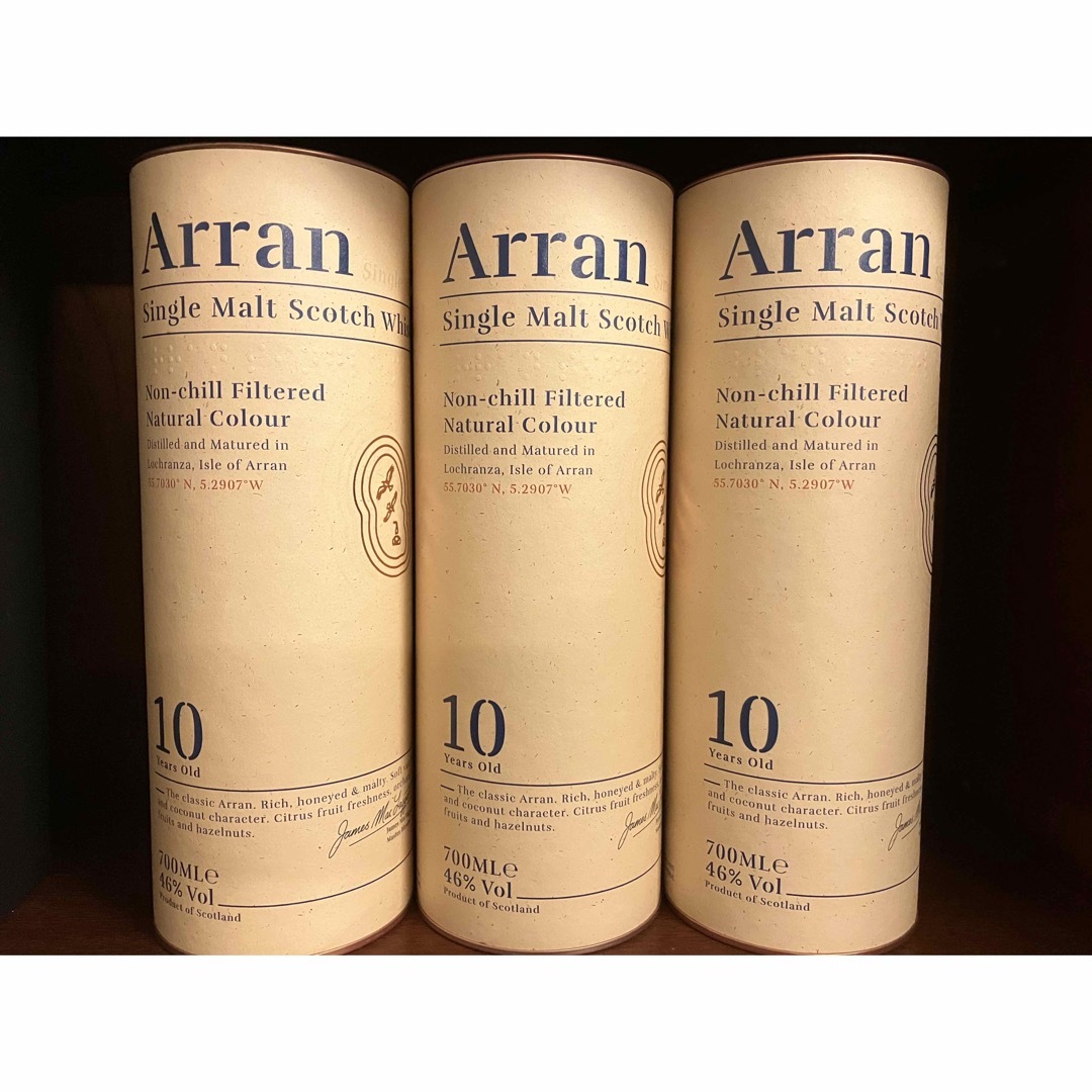 Arran アラン10年 3本