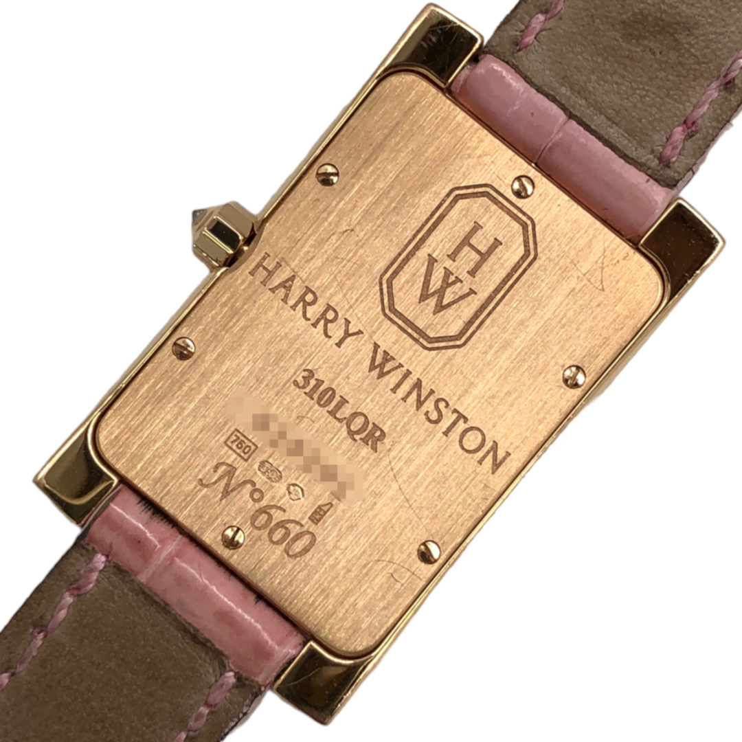 HARRY WINSTON(ハリーウィンストン)の　ハリーウィンストン HARRY WINSTON アヴェニュー オーロラ ホワイトシェル 310LQR K18PG/ダイヤモンド/ピンクサファイヤ クオーツ レディース 腕時計 レディースのファッション小物(腕時計)の商品写真