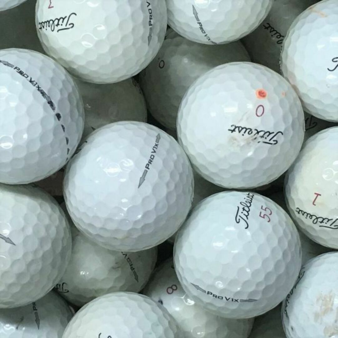 Titleist - タイトリスト Pro V1x 年代混合 ホワイト ロストボール 50 ...