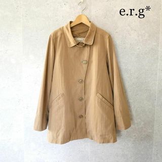 イーアールジー(e.r.g*)の美品 イーアールジー 60/40クロス 2WAY ベルト パテッドジャケット(ミリタリージャケット)