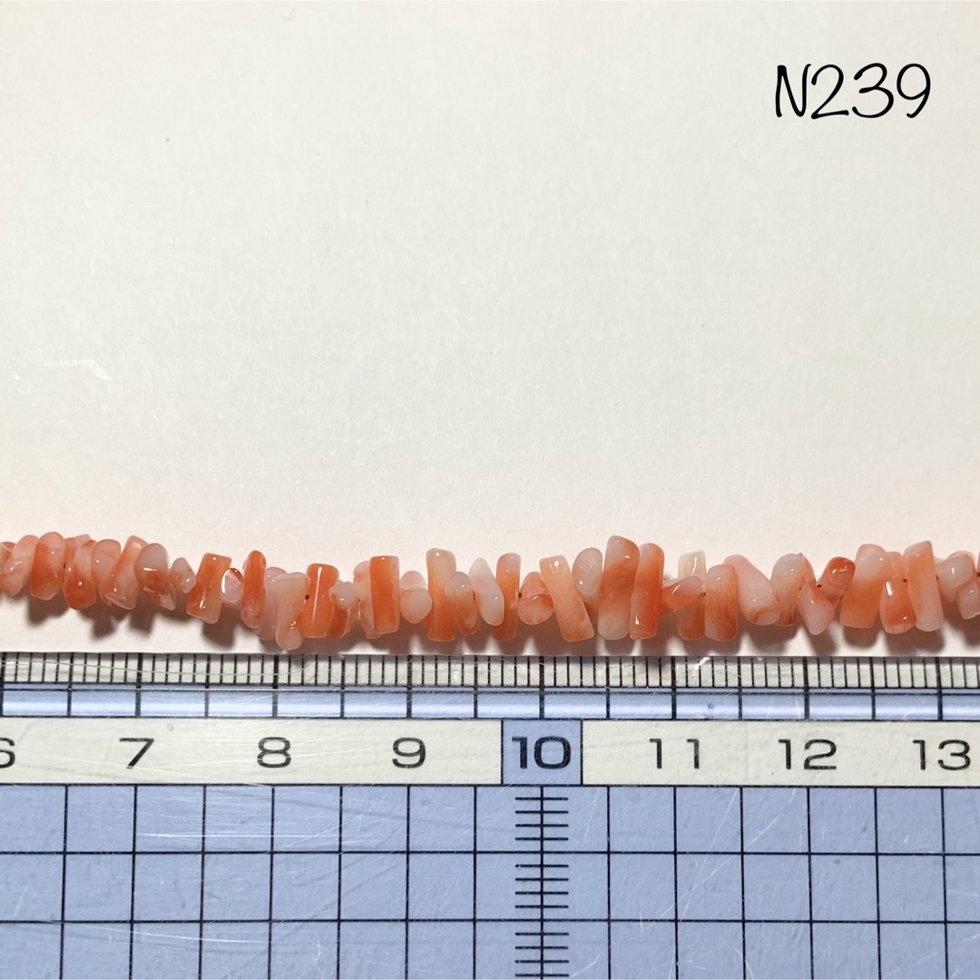 ◉天然石 国産ヤタラ珊瑚 ネックレス1