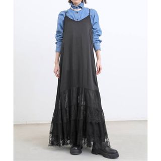 アパルトモンドゥーズィエムクラス(L'Appartement DEUXIEME CLASSE)の今期　タグ有　定価74,800 Lace Maxi Dress ワンピース(ロングワンピース/マキシワンピース)