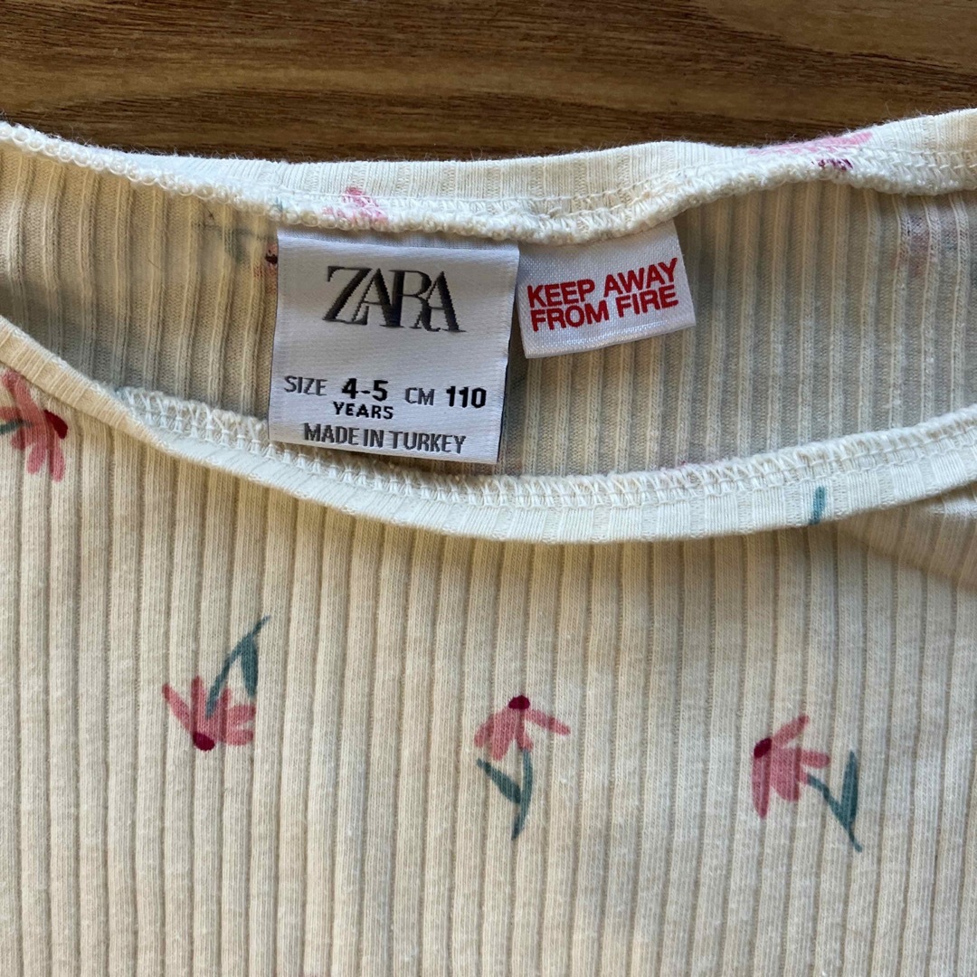 ZARA KIDS - ZARA キッズ リブ Tシャツ 110の通販 by mare's shop