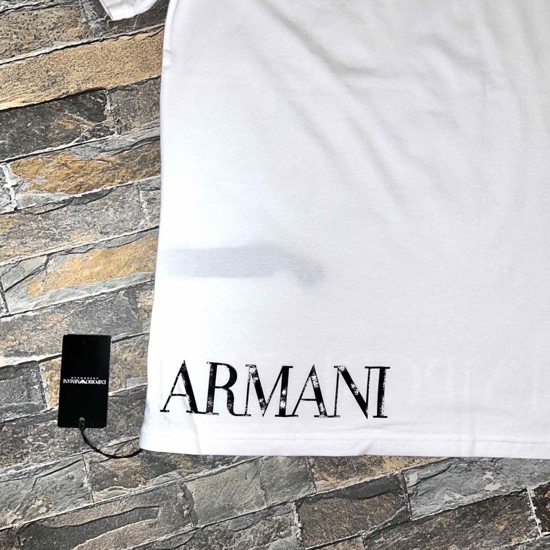 Emporio Armani(エンポリオアルマーニ)の【新品】 EMPORIO ARMANI アルマーニ ／ストレッチTシャツ L メンズのトップス(Tシャツ/カットソー(半袖/袖なし))の商品写真