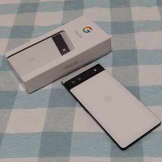 グーグルピクセル(Google Pixel)のGoogle Pixel 6a Chalk（白）　6GB/128GB(スマートフォン本体)