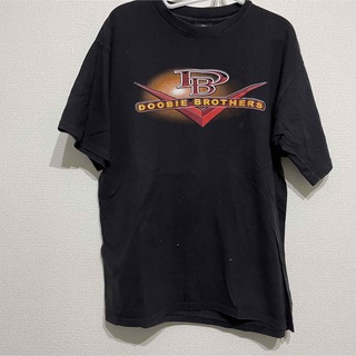 ドゥービーブラザーズ 2001年ツアーTシャツ 黒 L(Tシャツ/カットソー(半袖/袖なし))
