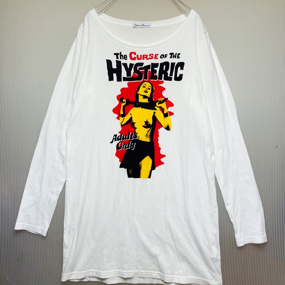 希少 HYSTERIC GLAMOUR ロンT ヒスガール ホワイト/W527 | kensysgas.com