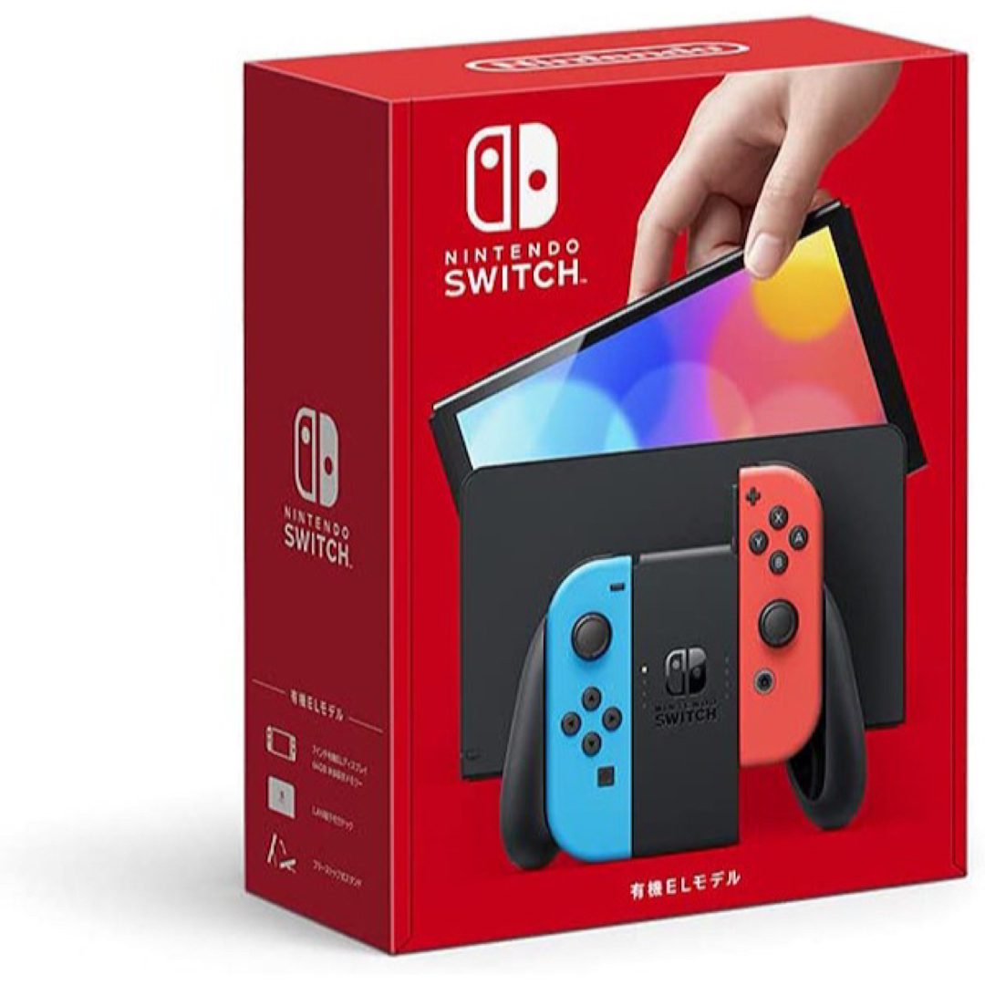 Nintendo Switch(ニンテンドースイッチ)の【新品・未開封品】Nintendo Switch有機ELモデル エンタメ/ホビーのゲームソフト/ゲーム機本体(家庭用ゲーム機本体)の商品写真