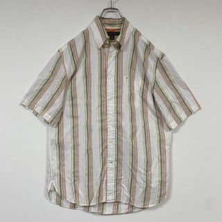 トミーヒルフィガー(TOMMY HILFIGER)のTOMMY HILFIGER半袖 シャツ Mサイズ ストライプ(シャツ)