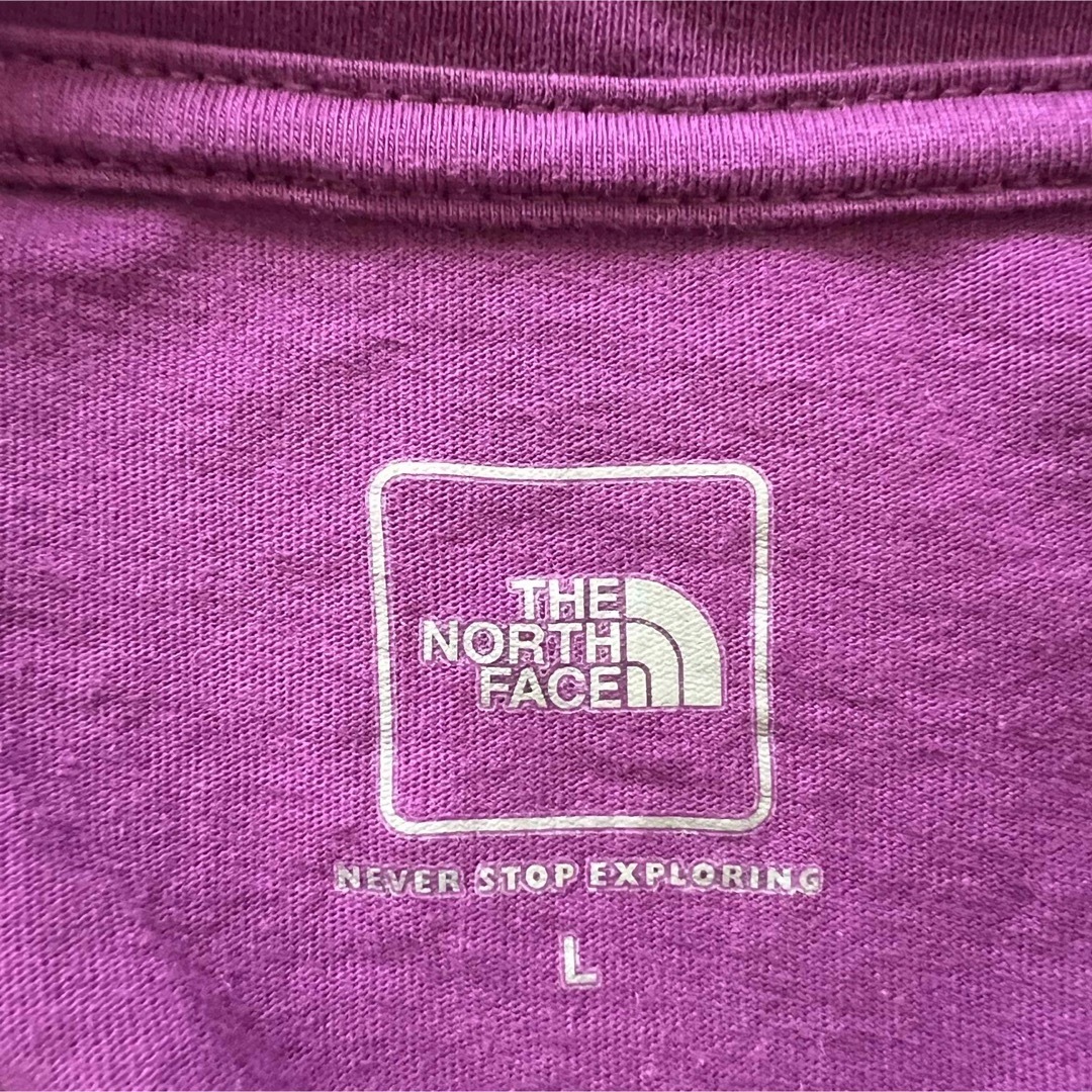 THE NORTH FACE(ザノースフェイス)のたかさま専用☆美品☆the North face Tシャツ パープル メンズのトップス(Tシャツ/カットソー(半袖/袖なし))の商品写真