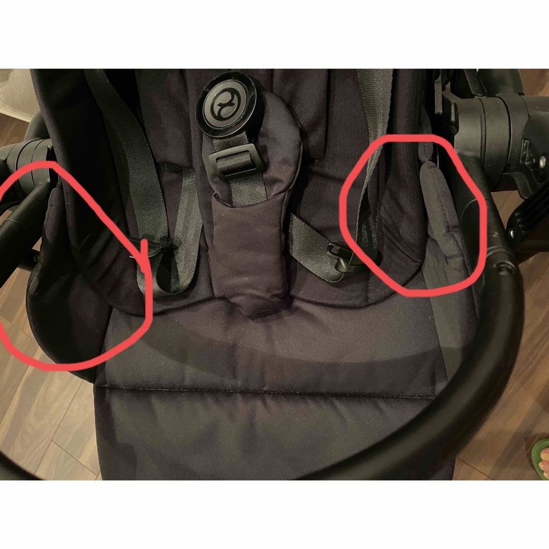 Cybex melio 2022 アルミ　新生児用インレイ付き 2