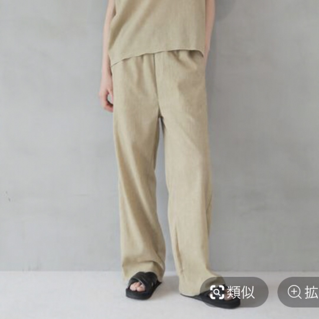 パンツCrape Rough Pants