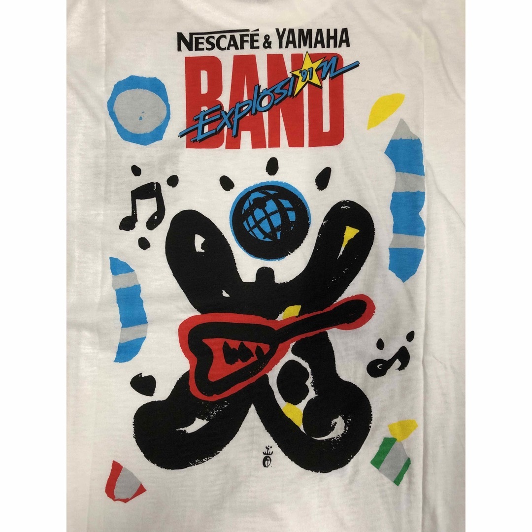 90s 1991年 NESCAFE YAMAHA ヴィンテージ ライブTシャツ メンズのトップス(シャツ)の商品写真