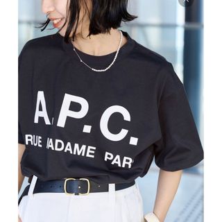 アーペーセー(A.P.C)のイエナ A.P.C別注ビッグロゴTシャツ　ネイビー(Tシャツ(半袖/袖なし))