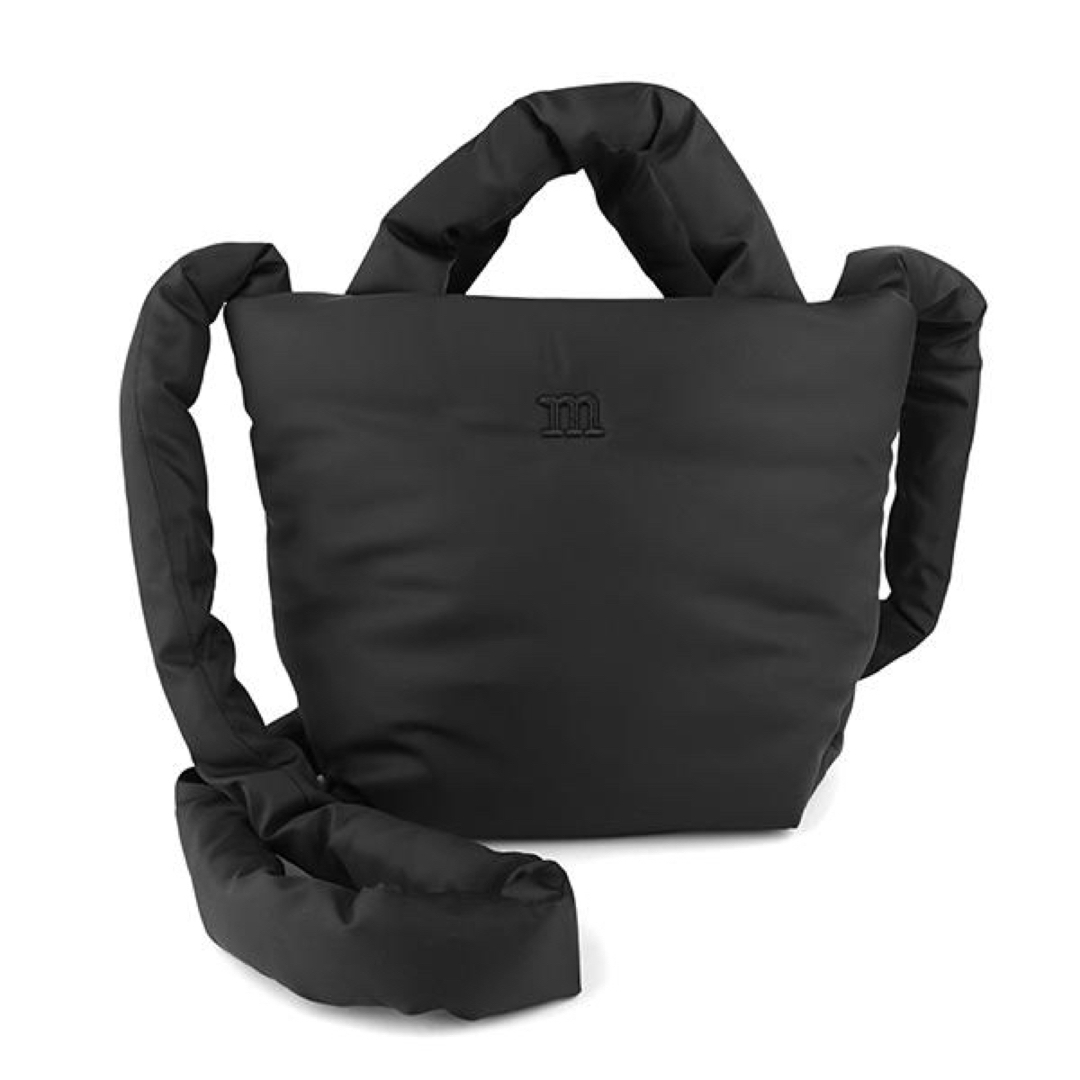 マリメッコ Daily Pillow Solid バッグ ブラック 新品 - ショルダーバッグ