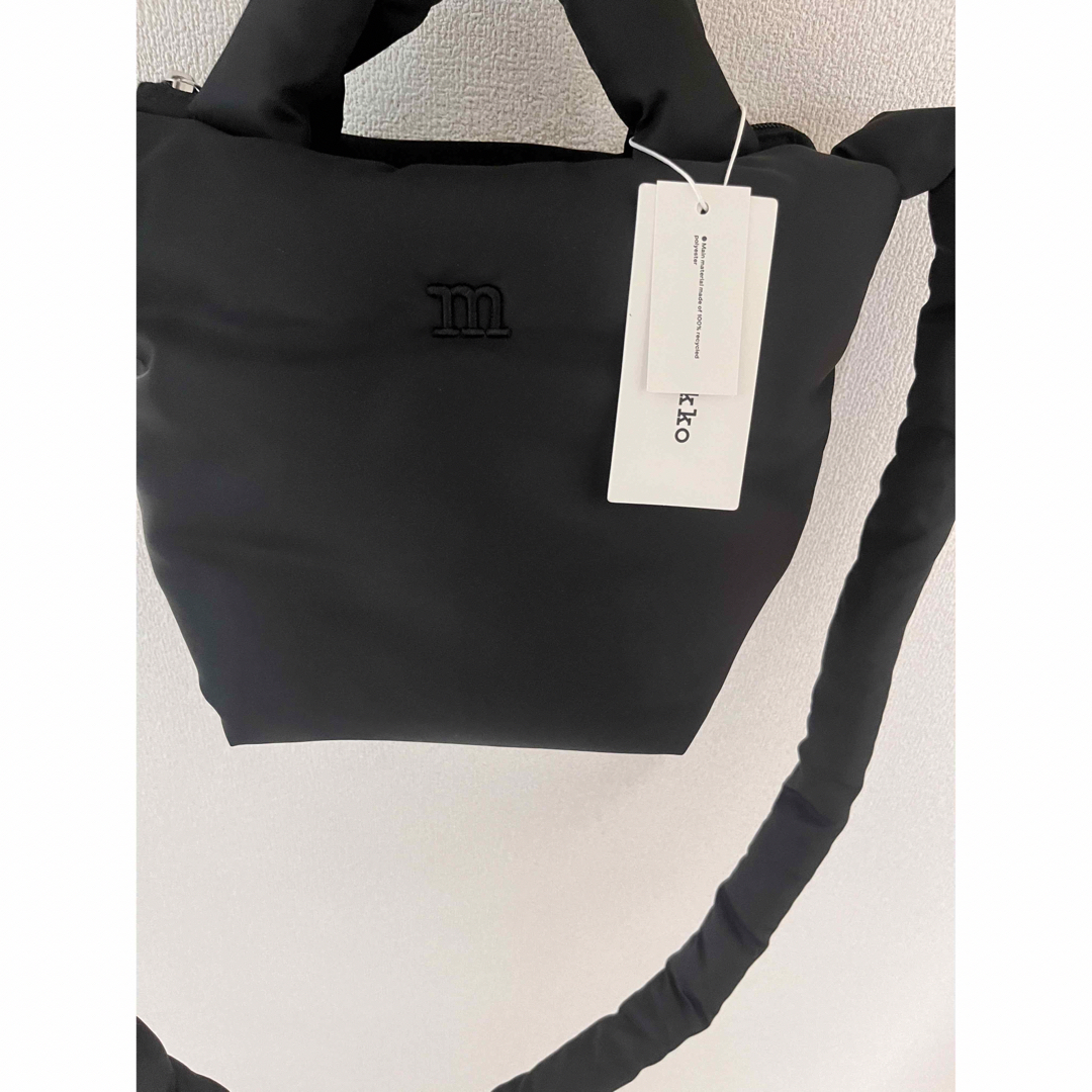 マリメッコ Daily Pillow Solid バッグ ブラック 新品