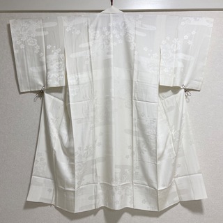 ご専用 未使用 蔵出し極上 東京さが美 冬長襦袢 正絹 和装 和服約675cm袖丈