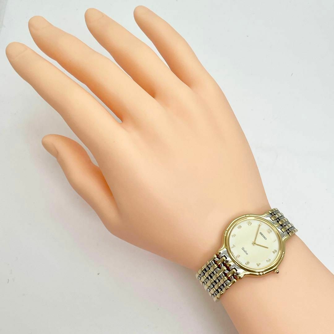 美品◆SEIKO ドルチェ メンズ腕時計 ゴールド 85年製 ビンテージ