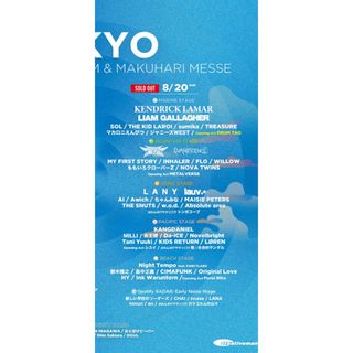 サマソニチケット　8/20 東京2枚(音楽フェス)