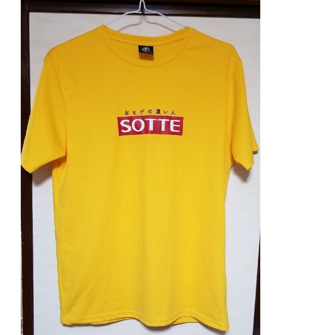 面白パロディTシャツ半袖LL☆おヒゲの濃い人 SOTTE メンズのトップス(Tシャツ/カットソー(半袖/袖なし))の商品写真