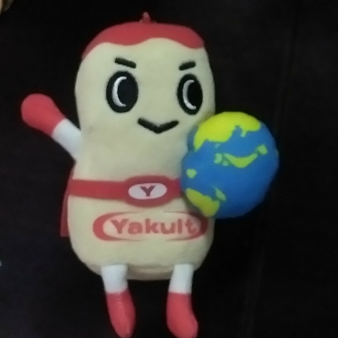 Yakult(ヤクルト)のヤクルトマンのぬいぐるみ エンタメ/ホビーのおもちゃ/ぬいぐるみ(ぬいぐるみ)の商品写真