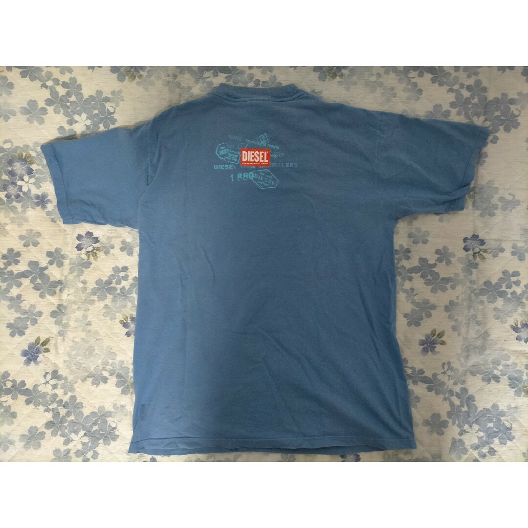 ディーゼル、DIESEL、Tシャツ、青、ブルー、気球、S〜M メンズのトップス(Tシャツ/カットソー(半袖/袖なし))の商品写真