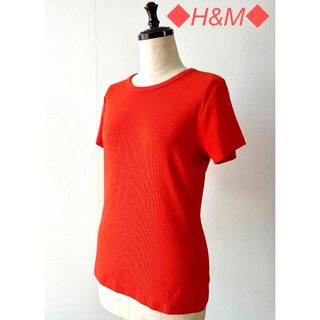 エイチアンドエム(H&M)の⭐️H&M★半袖リブカットソー【送料込】⭐️(Tシャツ/カットソー)