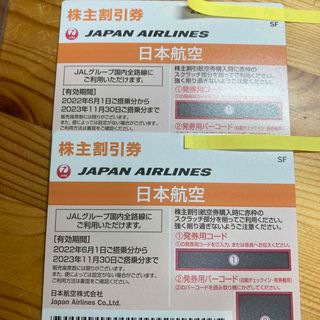 ジャル(ニホンコウクウ)(JAL(日本航空))の［キャサリン様　専用］JAL 株主優待券　２枚(その他)