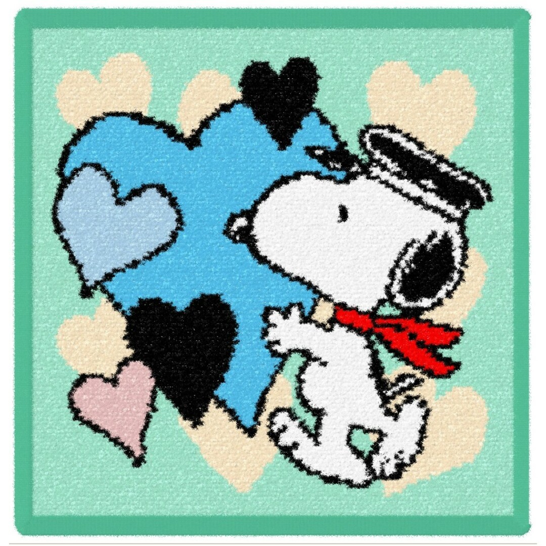 フェイラー スヌーピー 阪急梅田限定 グリーン&ブラック