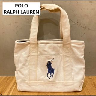 POLO RALPH LAUREN - ポロ ラルフローレン キャンバス スモール トート