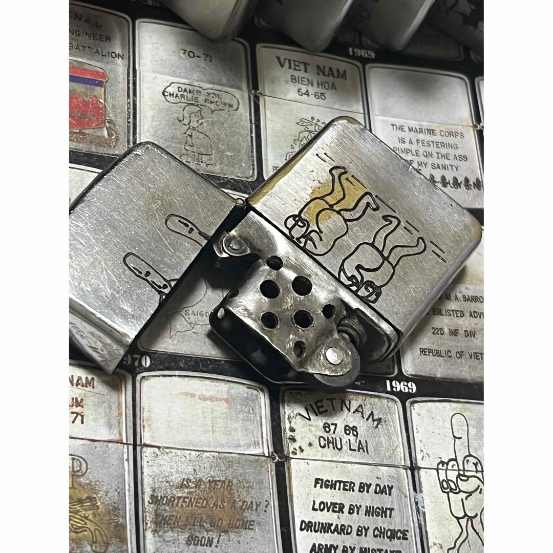 【ベトナムZIPPO】本物 1969年製ベトナムジッポー「ファックマン」NHA