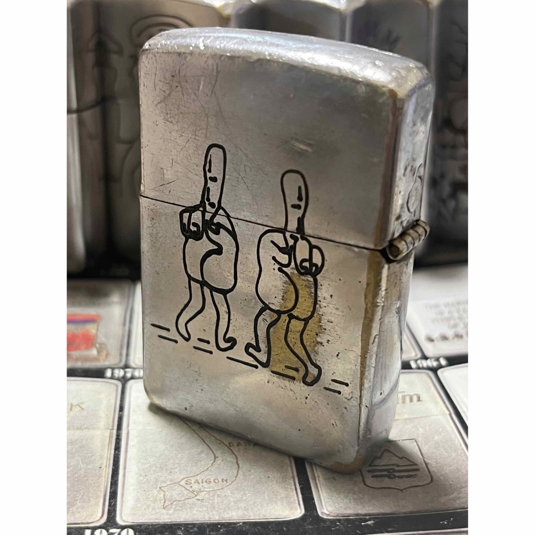 【ベトナムZIPPO】本物 1969年製ベトナムジッポー「ファックマン」NHA