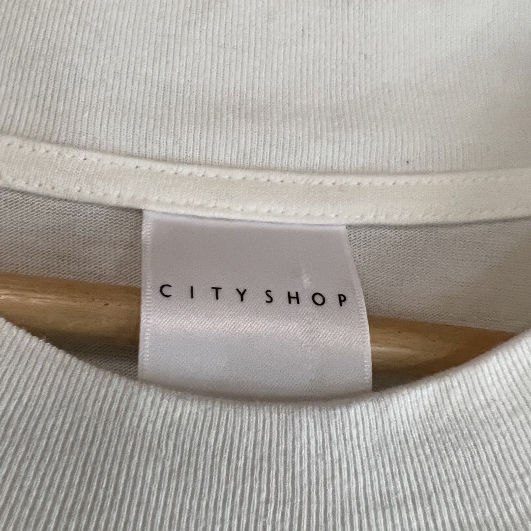 CITYSHOP(シティショップ)の破格値　シティショップ　変形デザインロングカットソー レディースのトップス(カットソー(半袖/袖なし))の商品写真