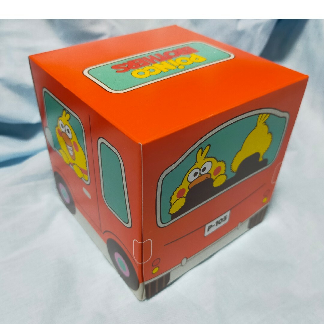 NTTdocomo(エヌティティドコモ)の車ポインコ兄弟ティッシュBOX１個 エンタメ/ホビーのおもちゃ/ぬいぐるみ(キャラクターグッズ)の商品写真