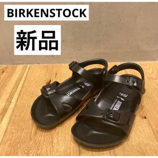 ビルケンシュトック(BIRKENSTOCK)の新品送料込み　ビルケンシュトック　サンダル　RIO リオ　ブラック　18cm(サンダル)