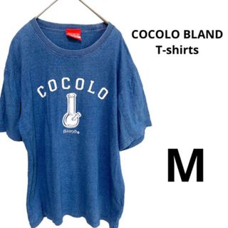 ココロブランド(COCOLOBLAND)の☆COCOLO BLAND ココロブランド T-シャツ ロゴプリント インディゴ(Tシャツ/カットソー(半袖/袖なし))