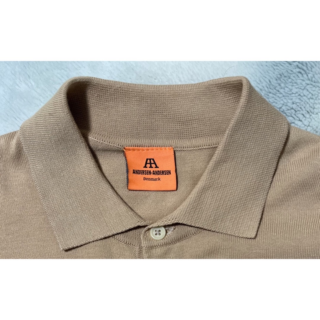 美品】アンデルセンアンデルセン ニット ポロシャツ M メンズ www