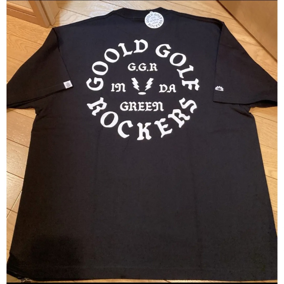 新品！GOOLD GOLF ROCKERS GGR ロゴTシャツ ブラック L