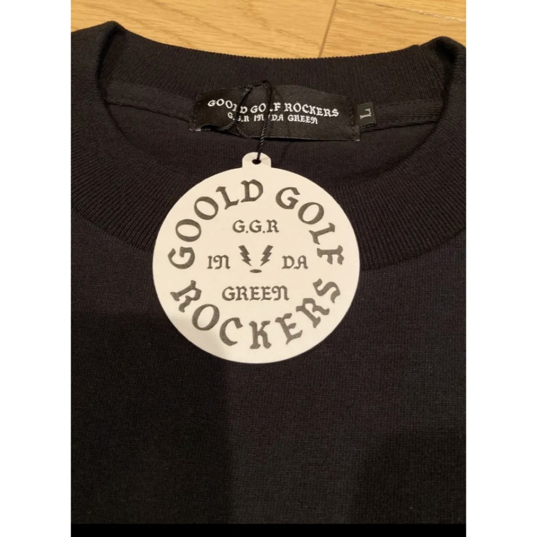 タグ付　goold golf rockers 半袖　tシャツ サークルロゴ　L