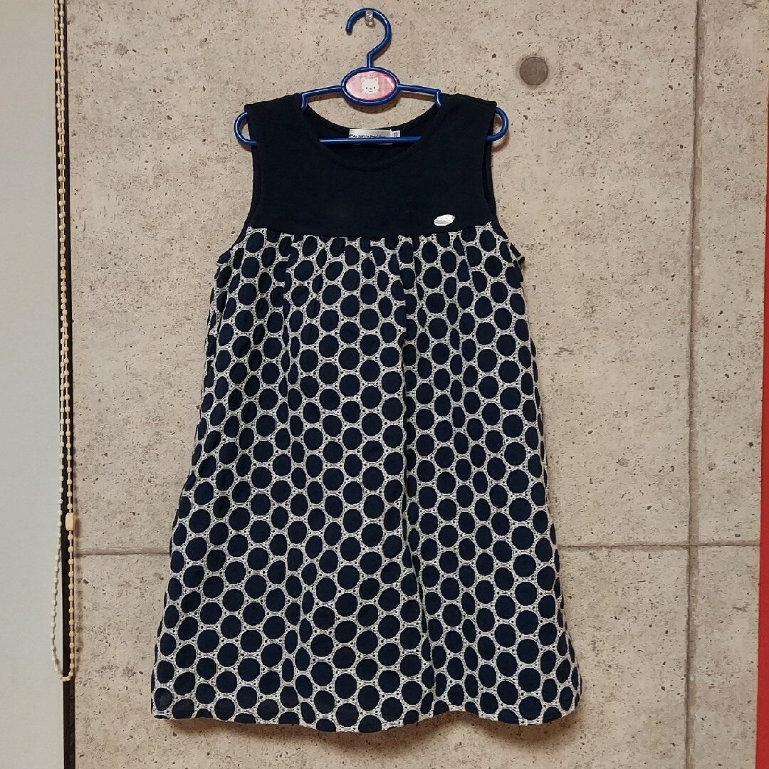 BeBe(ベベ)のべべワンピース120 キッズ/ベビー/マタニティのキッズ服女の子用(90cm~)(ワンピース)の商品写真