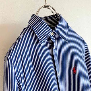 Ralph Lauren - ポロラルフローレン ロゴ刺繍 ストライプ ニット