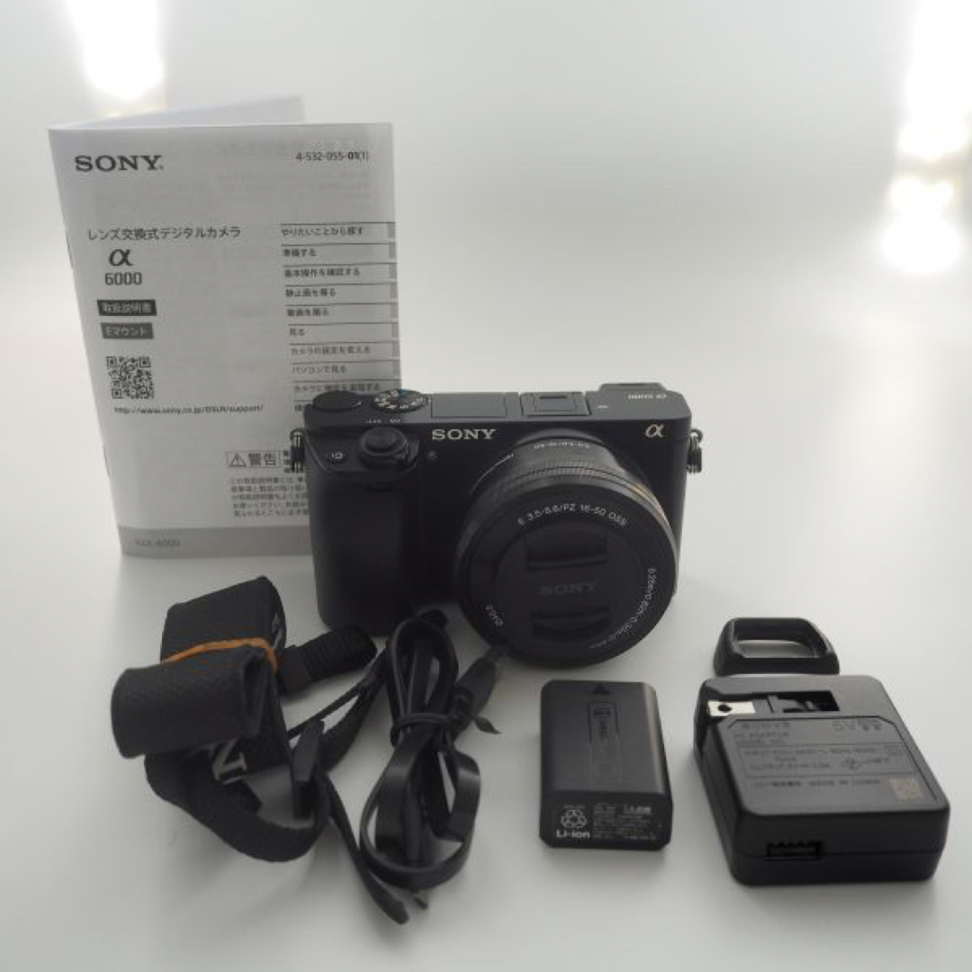 □ほぼ新品□SONY α6000 パワーズームレンズキット ILCE-6000L | mezcla.in