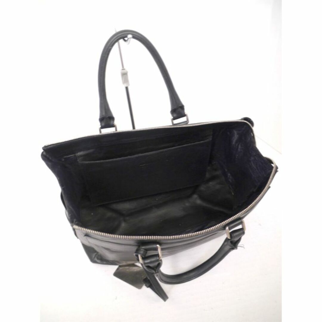 ◇JIL SANDER NAVY ジルサンダー レザー トート ハンド バッグ黒