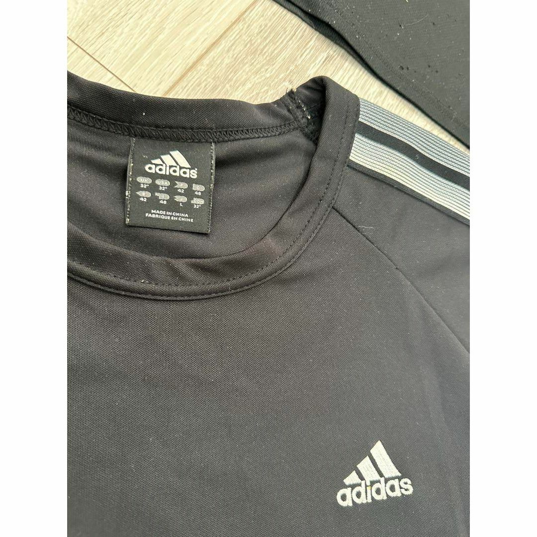 adidas(アディダス)の【匿名配送】adidas アディダス　アンダーアーマー　半袖　セット　L 319 メンズのトップス(Tシャツ/カットソー(半袖/袖なし))の商品写真