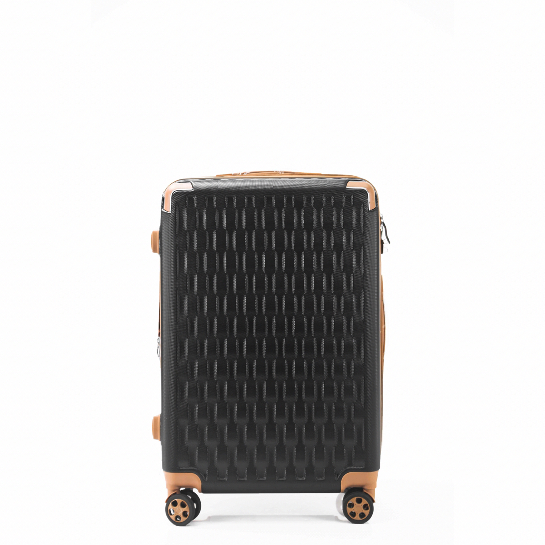 軽量Mサイズ　静音8輪　キャリーバッグ　スーツケース　キャリーケース　ブラック 2