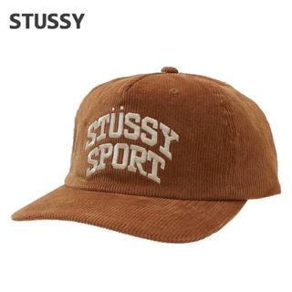 ステューシー(STUSSY)の大人気❗️STUSSY Sport アーチロゴ コーデュロイ キャップ(キャップ)