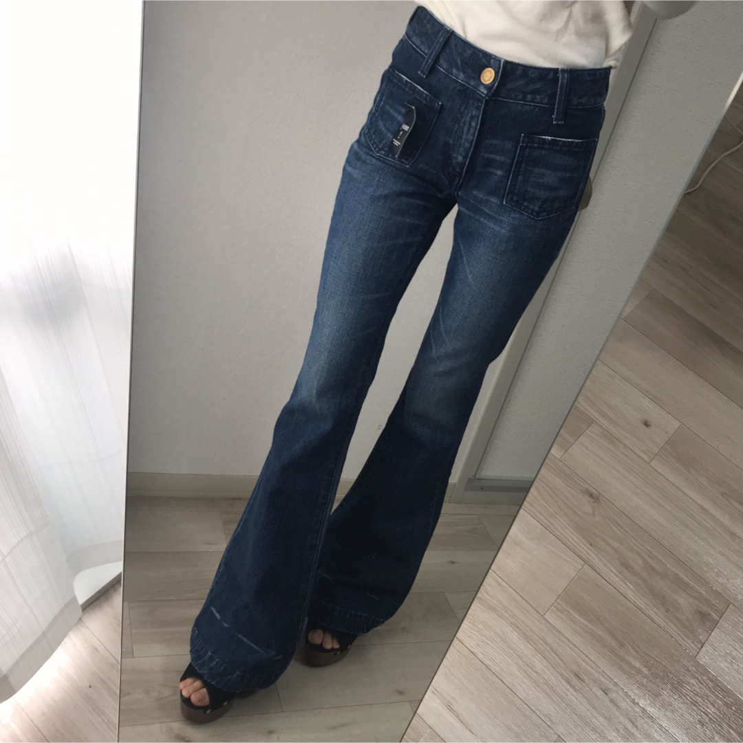 moussy フレアデニムパンツ ジーンズ SLY rienda resexxy