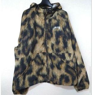 STUSSY - STUSSY BEACH SHELL FUR PRINT ブルゾン mサイズの通販|ラクマ